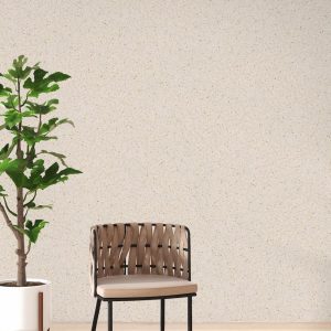 Baumwollputz B10 in Creme Beige – natürliche Flüßigtapete für moderne Wandgestaltung mit warmer Eleganz