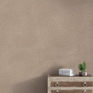Baumwollputz B12 in Taupe – elegante Flüßigtapete für moderne Wandgestaltung mit warmer Neutralität