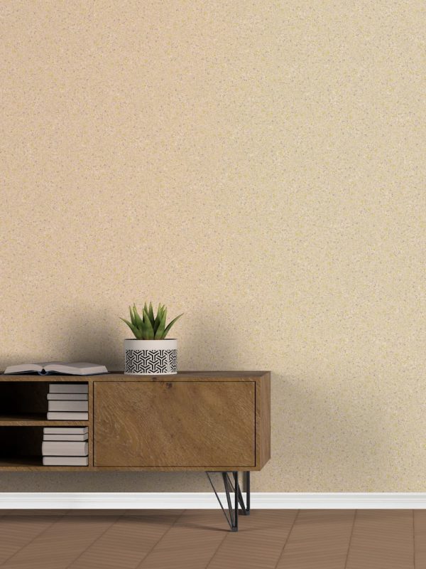 Baumwollputz B15 in Vintage Weiß – elegante Flüßigtapete für moderne Wandgestaltung mit zeitlosem Charakter