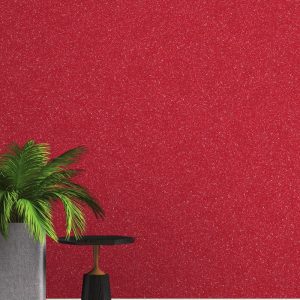 Baumwollputz B20 in Rot – ausdrucksstarke Flüßigtapete für moderne Wandgestaltung mit intensiver Farbwirkung