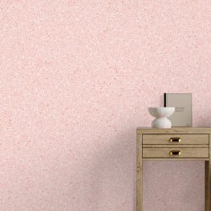 Baumwollputz B29 in Pastell Rosa – zarte Flüßigtapete für moderne Wandgestaltung mit sanfter Farbwirkung