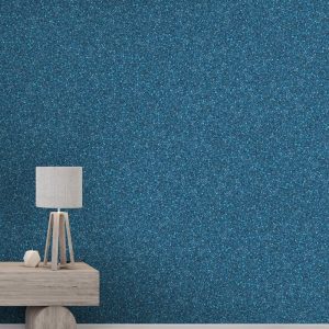 Baumwollputz B33 in Blau Modern – elegante Flüßigtapete für moderne Wandgestaltung mit frischer Farbwirkung
