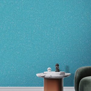 Baumwollputz B36 in Blau – hochwertige Flüßigtapete für moderne Wandgestaltung mit zeitloser Frische