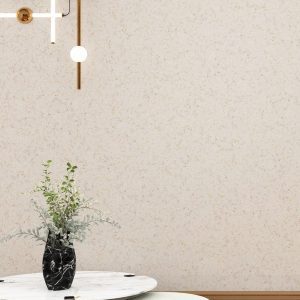 Baumwollputz B4 in Beige Gold – elegante Flüßigtapete für moderne Wandgestaltung mit warmem Glanz