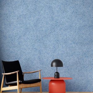 Baumwollputz B42 in Hellblau – elegante Flüßigtapete für moderne Wandgestaltung mit ruhiger Farbwirkung