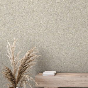 Baumwollputz B8 in Grau Grün – natürliche Flüßigtapete für moderne Wandgestaltung mit sanfter Farbtiefe